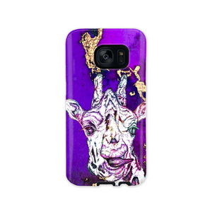 Phone Case Bright Giraffe Purple