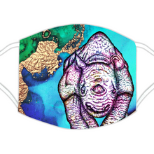 Load image into Gallery viewer, Face Mask Bright Rhino Blue
