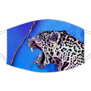 Face Mask Bright Jaguar Blue